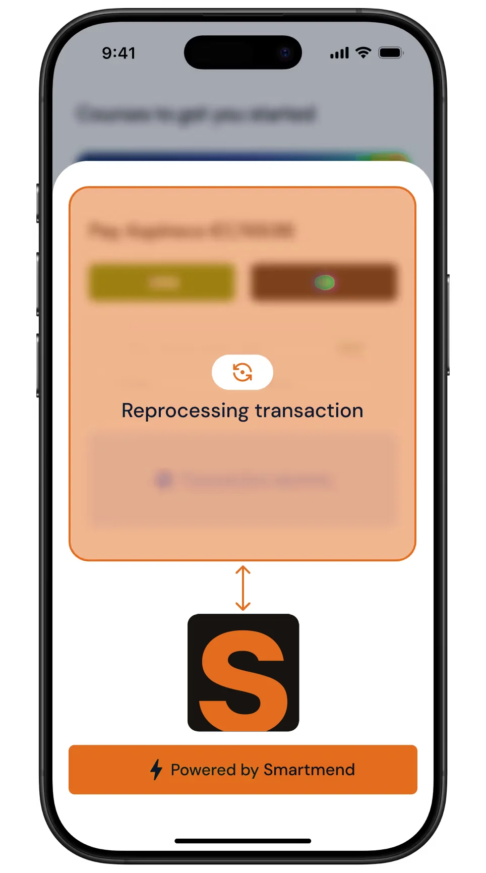 Reprocessing transaction.
